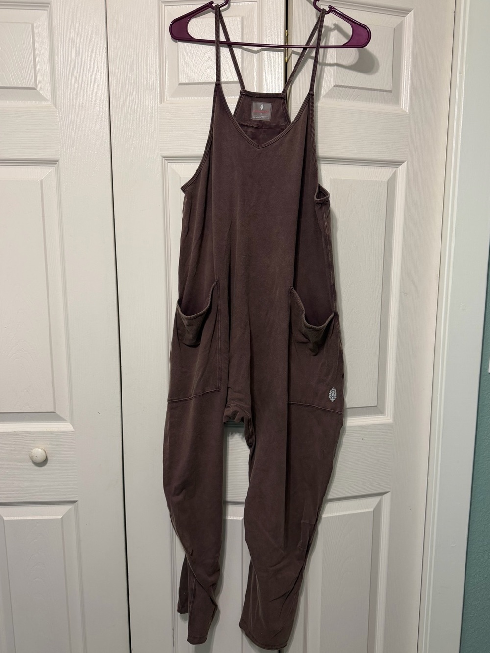 Free People Movement Hot Shot Onesie in Espresso